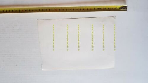 Guazzoni King Competition 125 1973 prototipo depliant originale moto brochure