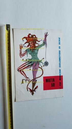 Guazzoni Matta 50 - Matacross 50 1966-67 depliant moto originale …