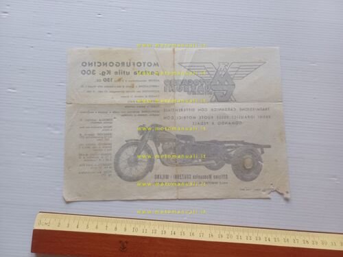 Guazzoni motocarro 150 anni 50 depliant italiano originale