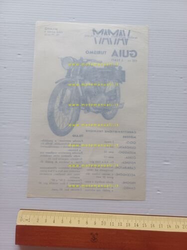 Guia 125 Turismo depliant moto italiano originale