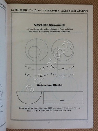 Gutehoffnungshütte - Ferrostaal - Prodotti stampaggio e laminazione - 1926 | Immagine Gallery 3