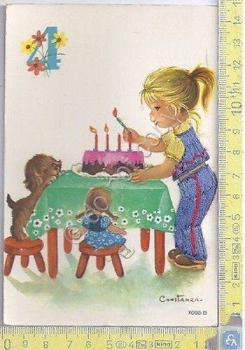 Happy Bday 4 anni - ricamata - Brodee Embroidered and … | Immagine principale