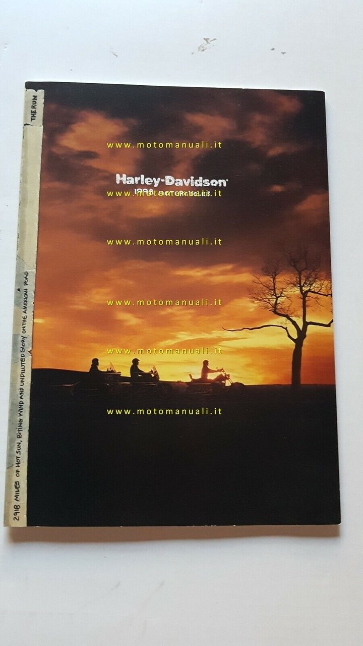 Harley-Davidson cartella stampa 1998 originale genuine press kit