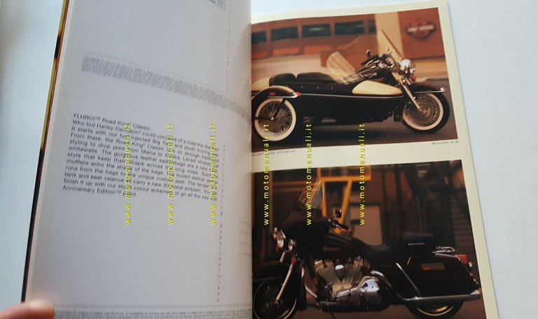 Harley-Davidson cartella stampa 1998 originale genuine press kit