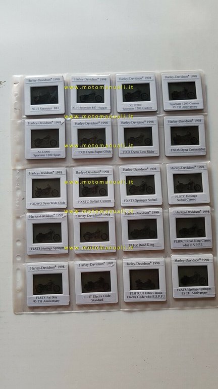 Harley-Davidson cartella stampa 1998 originale genuine press kit
