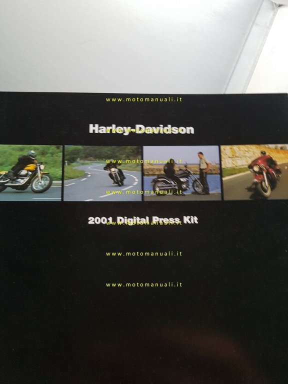 Harley-Davidson cartella stampa modelli moto 2001 originale press kit