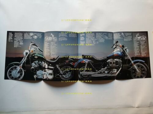 Harley-Davidson catalogo modelli Cruising 1982 depliant originale USA brochure