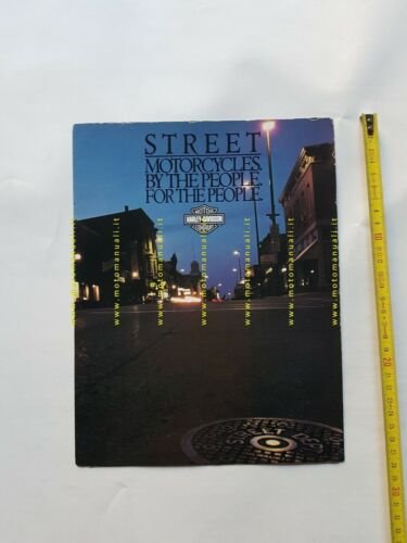 Harley-Davidson catalogo modelli Street 1982 depliant originale USA brochure
