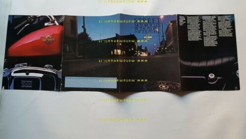 Harley-Davidson catalogo modelli Street 1982 depliant originale USA brochure