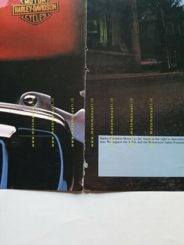 Harley-Davidson catalogo modelli Street 1982 depliant originale USA brochure