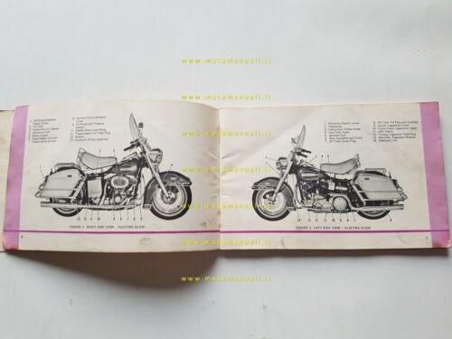 Harley-Davidson Electra Glide - Super Glide 1972 manuale uso originale