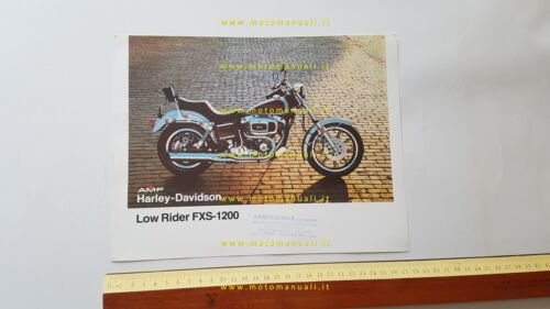 Harley-Davidson FXS 1200 depliant originale