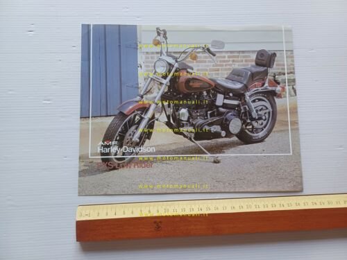 Harley-Davidson FXS Low Rider 1340 1981 depliant USA originale