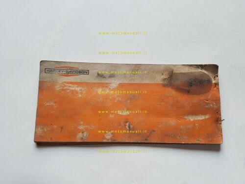 Harley-Davidson libretto garanzia 1969 tutti modelli nuovo originale