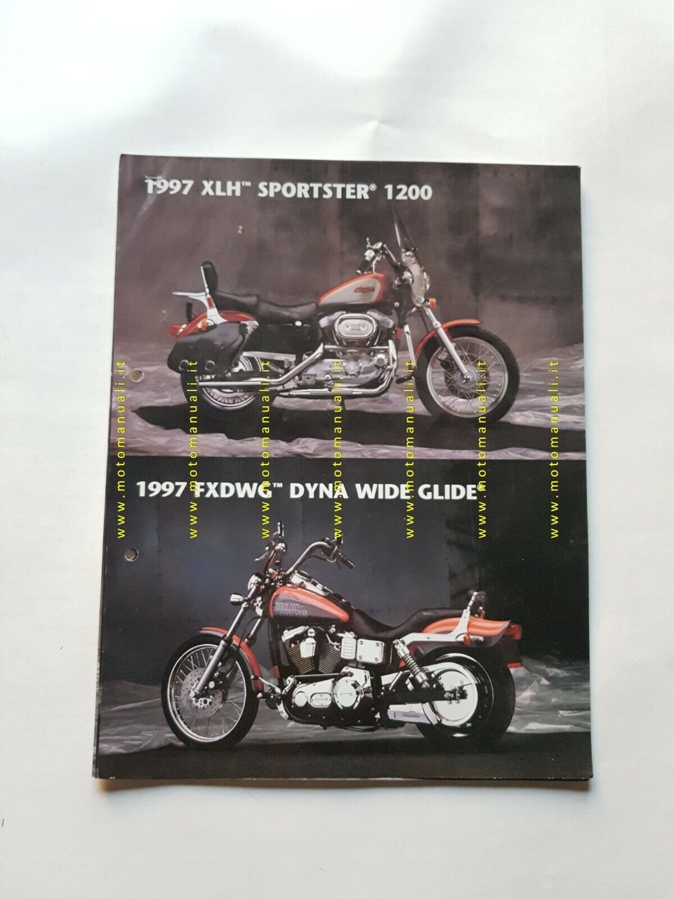 Harley-Davidson modelli 1997 9 depliant originali USA