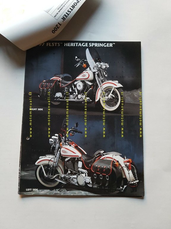 Harley-Davidson modelli 1997 9 depliant originali USA