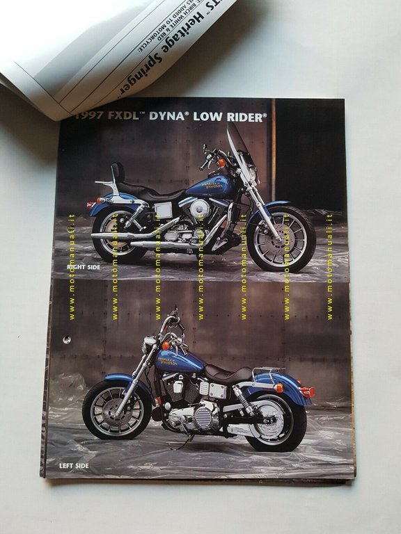 Harley-Davidson modelli 1997 9 depliant originali USA