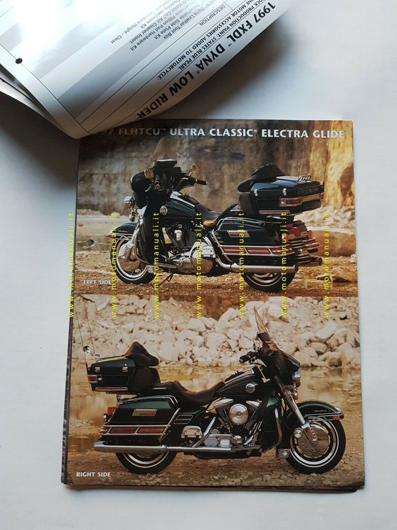 Harley-Davidson modelli 1997 9 depliant originali USA