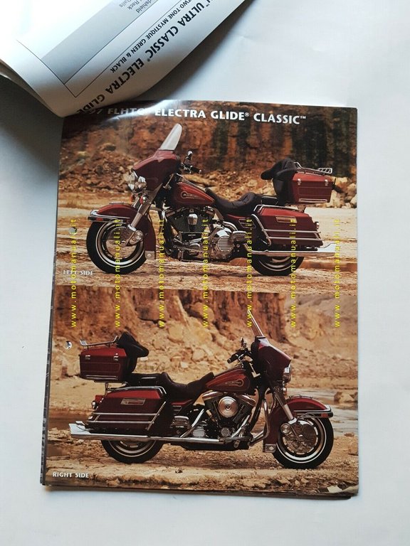 Harley-Davidson modelli 1997 9 depliant originali USA