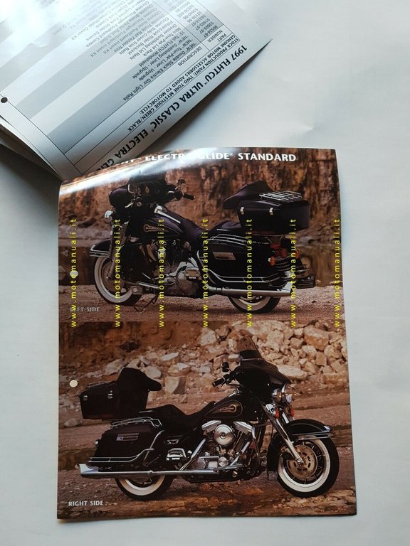 Harley-Davidson modelli 1997 9 depliant originali USA