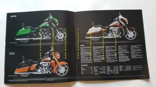 Harley-Davidson modelli Custom Vehicle Operation 2011 depliant USA originale