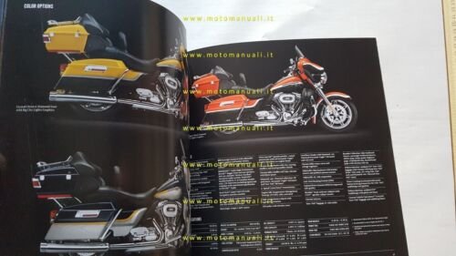 Harley-Davidson modelli Custom Vehicle Operation 2012 depliant USA originale