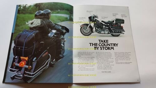 Harley-Davidson produzione gamma modelli 1978 depliant INGLESE moto