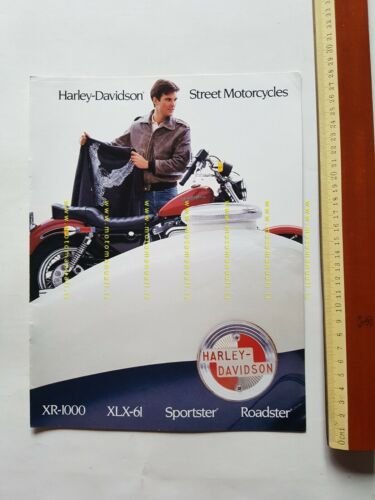 Harley-Davidson produzione modelli 1985 depliant INGLESE originale