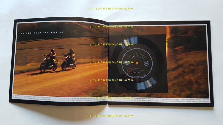 Harley-Davidson produzione modelli 1996 depliant USA originale testo inglese