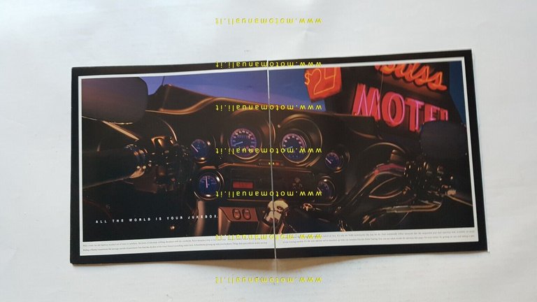 Harley-Davidson produzione modelli 1996 depliant USA originale testo inglese