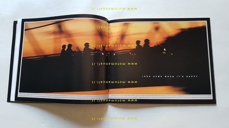 Harley-Davidson produzione modelli 1996 depliant USA originale testo inglese