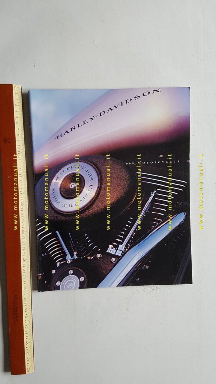 Harley-Davidson produzione modelli 1999 depliant USA originale testo inglese