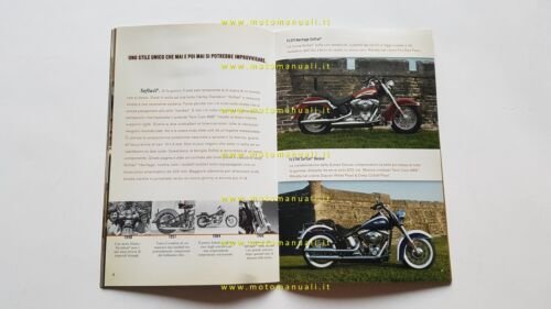 Harley-Davidson produzione modelli 2006 depliant originale italiano