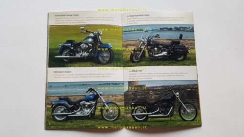 Harley-Davidson produzione modelli 2006 depliant originale italiano