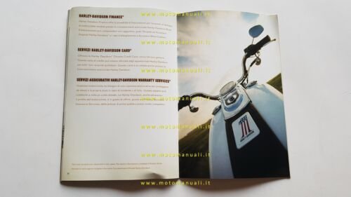 Harley-Davidson produzione modelli 2006 depliant originale italiano