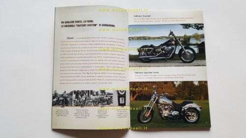 Harley-Davidson produzione modelli 2006 depliant originale italiano