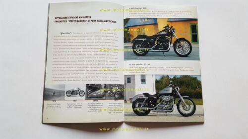 Harley-Davidson produzione modelli 2006 depliant originale italiano