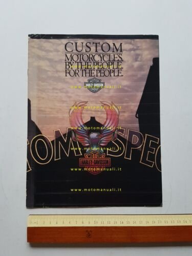 Harley-Davidson produzione modelli Custom 1982 depliant USA originale