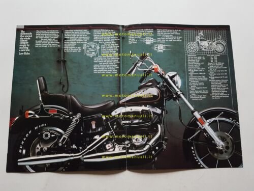 Harley-Davidson produzione modelli Custom 1982 depliant USA originale