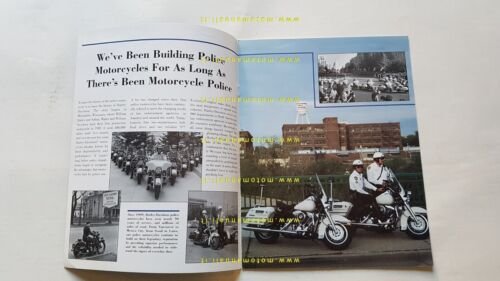 Harley-Davidson produzione modelli Police 1997 depliant USA testo inglese