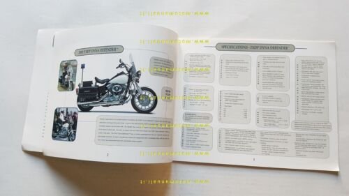 Harley-Davidson produzione modelli Police 2001 depliant USA testo inglese