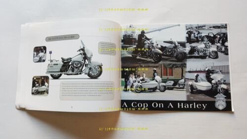 Harley-Davidson produzione modelli Police 2001 depliant USA testo inglese