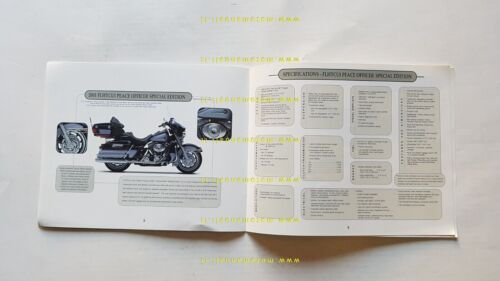 Harley-Davidson produzione modelli Police 2001 depliant USA testo inglese