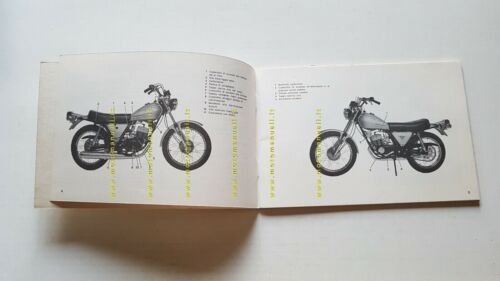 Harley-Davidson SS 125 1975 manuale uso manutenzione originale owner's manual