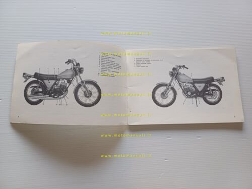 Harley-Davidson SS 125 1976 manuale uso manutenzione libretto italiano originale