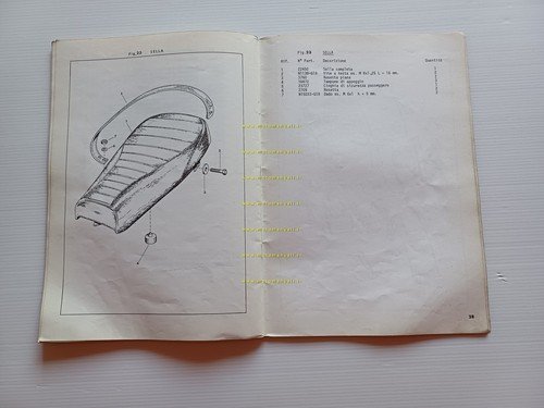 Harley-Davidson SS 175 - SS 250 1975 catalogo ricambi originale …