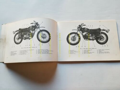 Harley-Davidson SS 350 - SX 350 1973 manuale uso ITALIANO …