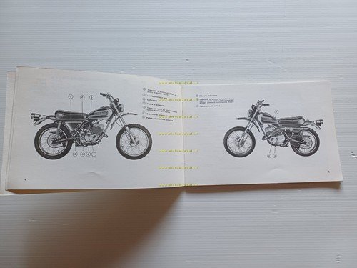 Harley-Davidson SX 175 - SX 250 1974 manuale uso manutenzione …
