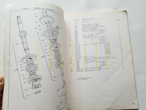 HARLEY-DAVIDSON SX 250 1975 catalogo ricambi originale spare parts catalog