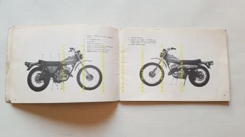 Harley-Davidson SX 250 1975 manuale uso manutenzione originale Italiano